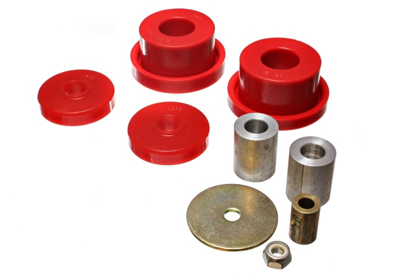 Chrysler Challenger Diff Bushings - Rear - Energy Suspension - Hyper-Flex - Red - `08-`10 Chrysler Challenger Diff Bushings - Rear - Energy Suspension - Hyper-Flex - Red - `08-`10